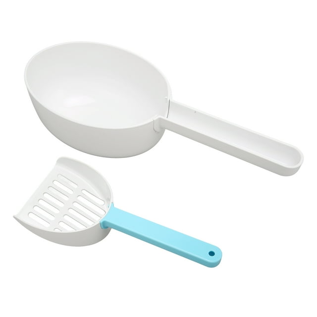 Pala para excrementos de gato Bling Bling kit de pala doble para arena de gato