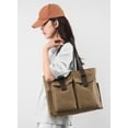 thumbnail image 3 of Kukuzhu Hobo Bag for Women Canvas Shoulder Bag Large Totes Handbag Travel Commuting Purse Top Handle Bag, 3 of 7