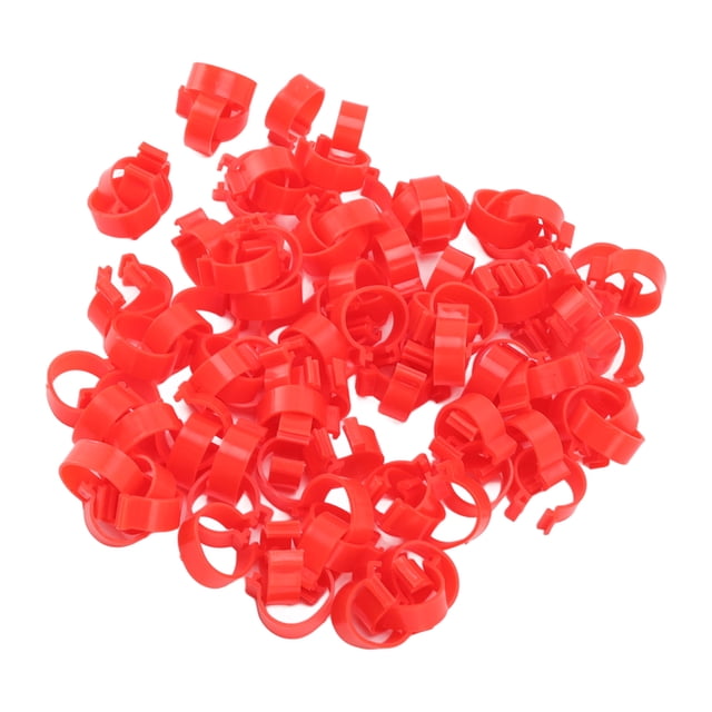 Poultry Feet Ring PP Plastic Easy To Clean Poultry Buckle Feet Ring Reusable Open Type Durable for Chicken ANGGREK Otros