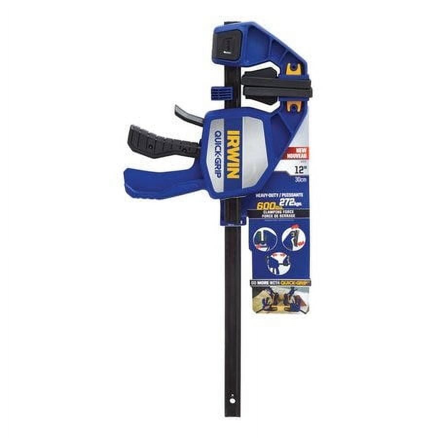 Irwin Quick-Grip XP600 12 in. x 3.75 in. D Metal/Steel Bar Clamp 600 lb. 1 pc.