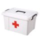 thumbnail image 1 of Compartimento de almacenamiento médico doble Compartimento para equipaje de plástico blanco 24*18*16cm, 1 of 5