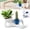 Blue, variant on Funny Plant Pots, Unique Face Planter, Funny Succulent Plant Pot with Drainage Hole, Cute Resin Indoor Planter for Small Plants, Quirky Desk Decor & Novelty Gift for Plant Lovers
