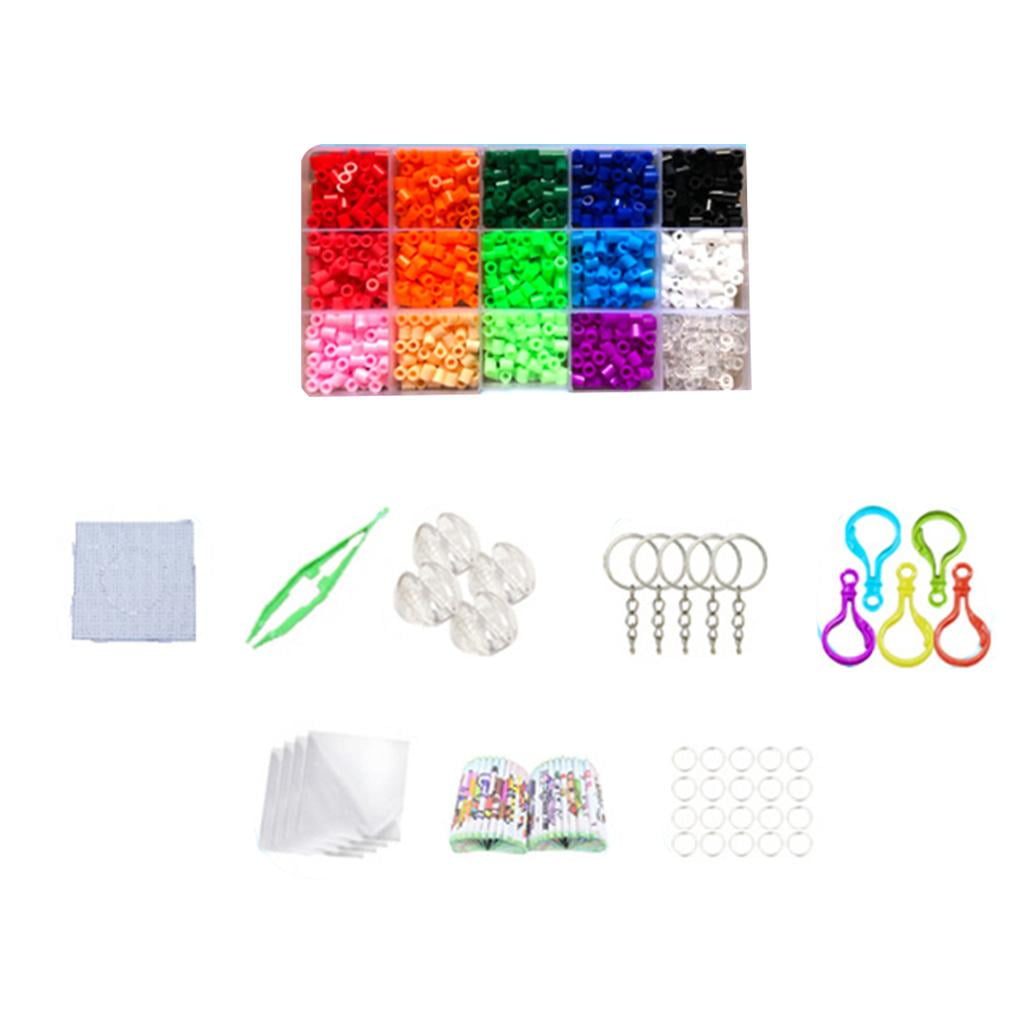 Colorful Craft with Pegboards Ironing Paper Beading Melty Fusion