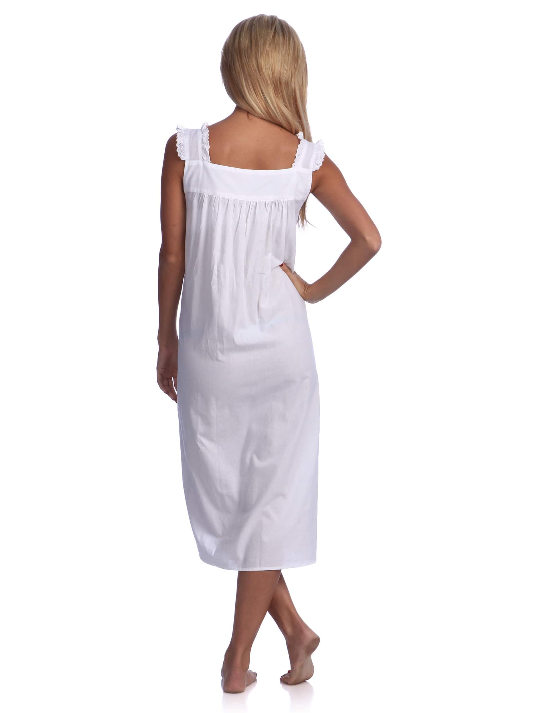 white eyelet nightgown