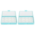 thumbnail image 2 of Plastic Watercolor Box, 2pcs Portable Paint Storage Palette Box With Multiple Compartments Compact Empty Watercolor Box For Artistic Needs, 2 of 8