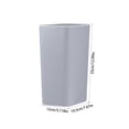 thumbnail image 3 of Fiudx Liquidación de ofertas flash Papelera para baño con tapa, cubo de basura con tapa a presión, papelera de plástico con tapa emergente para inodoro, oficina, dormitorio y sala de estar, 3 of 6