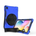 thumbnail image 2 of KIQ Shield Series Galaxy S6 Lite Case , Heavy Duty Tablet Shockproof Rugged Cover W/Stand Shoulder Strap for Samsung Galaxy Tab S6 Lite Case 10.4-inch 2022/2020 P610/P613/P615/P619 [Dark Blue], 2 of 8