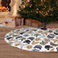 thumbnail image 6 of Sikiie Cute Cats 30-48 inches {designName} Print Christmas Tree Skirt Snowman Xmas Tree Skirt with Edge Christmas Decorations for Holiday Party36", 6 of 7