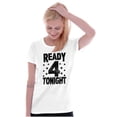 thumbnail image 4 of Ready For Tonight Party Fun Celebrate Womens Fitted Plus Size Graphic Tee Brisco Brands 2X, 4 of 5