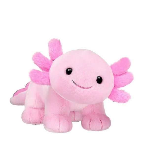 25cm Cute Stand Axolotl Stuffed Animal Plush Toy Pink Axolotl Plushie -1