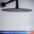 thumbnail image 2 of Rainlex One-Handle 1-Spray Matte Black Shower Faucet, 2 of 4
