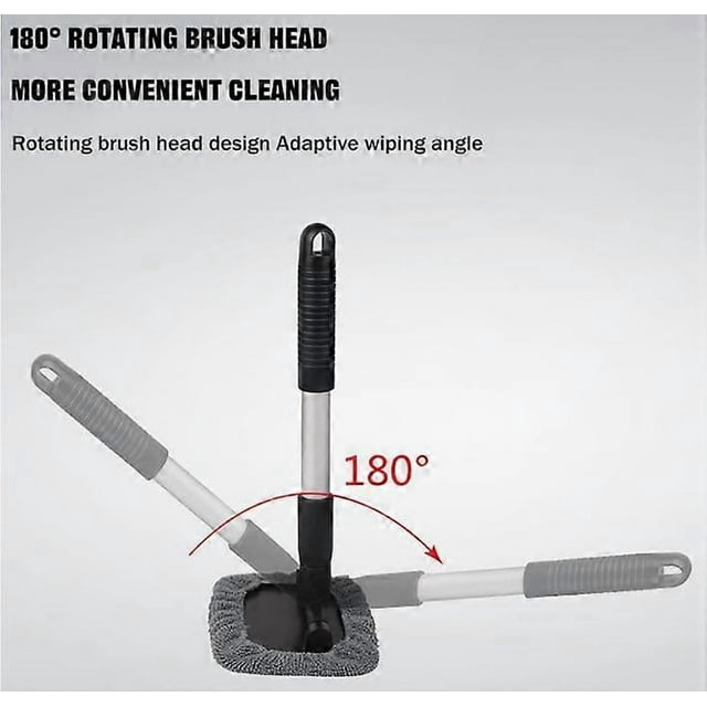 Windshield Window Cleaning Tool, Windshield Wow Magnetic Window Cleaner Car and Home Cleaning Supplies