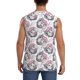 thumbnail image 4 of Balery Poodle Dog Camisetas sin mangas para hombre, absorbe la humedad y protege contra el mal olor.-X-Large, 4 of 7