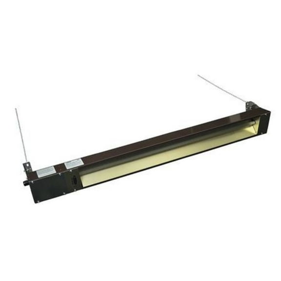 "Tpi Corporation-OCH46240VE 2000 Watt Indoor Rated Hard Wire Quartz Electric Infrared Heater, 240V, 6826 BTUs, 8.3 Amps"