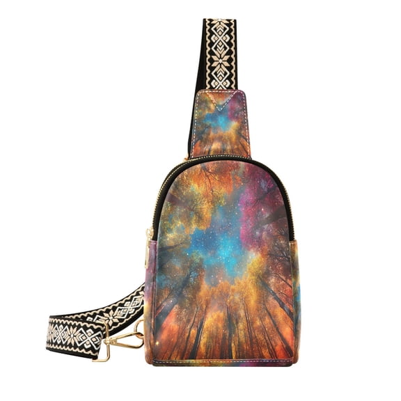 BZSMCE Crossbody Fashion Stellar Serenity Printed Waist Packs
