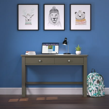 UPC: 0849801012900 | Childcraft Forever Eclectic Harmony Kids Writing and Computer Desk with Two Large Drawers  48 Inches Wide  Dapper Gray