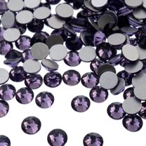 Crystal Lane DIY 1440pcs SS20 (4.7mm) Light Purple | Glass Round Flat Back Rhinestones
