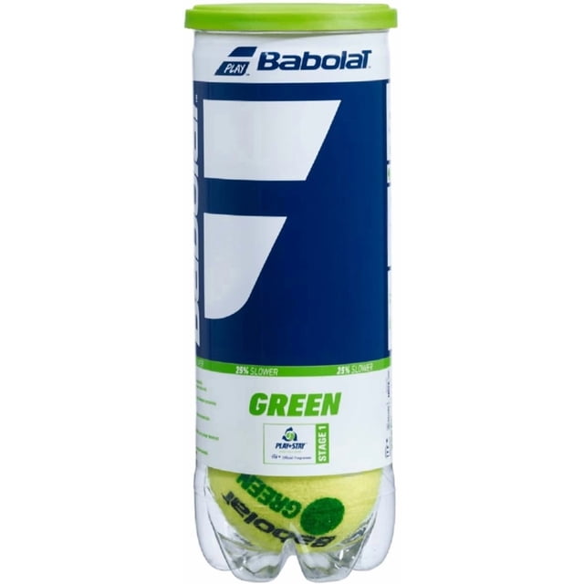 Pelotas de tenis Babolat Kids Play & Stay Green, pack de 3