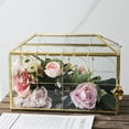 thumbnail image 2 of Caja de cristal para tarjetas de boda Giadun Gold Brass con cierre de 32 cm, 2 of 6