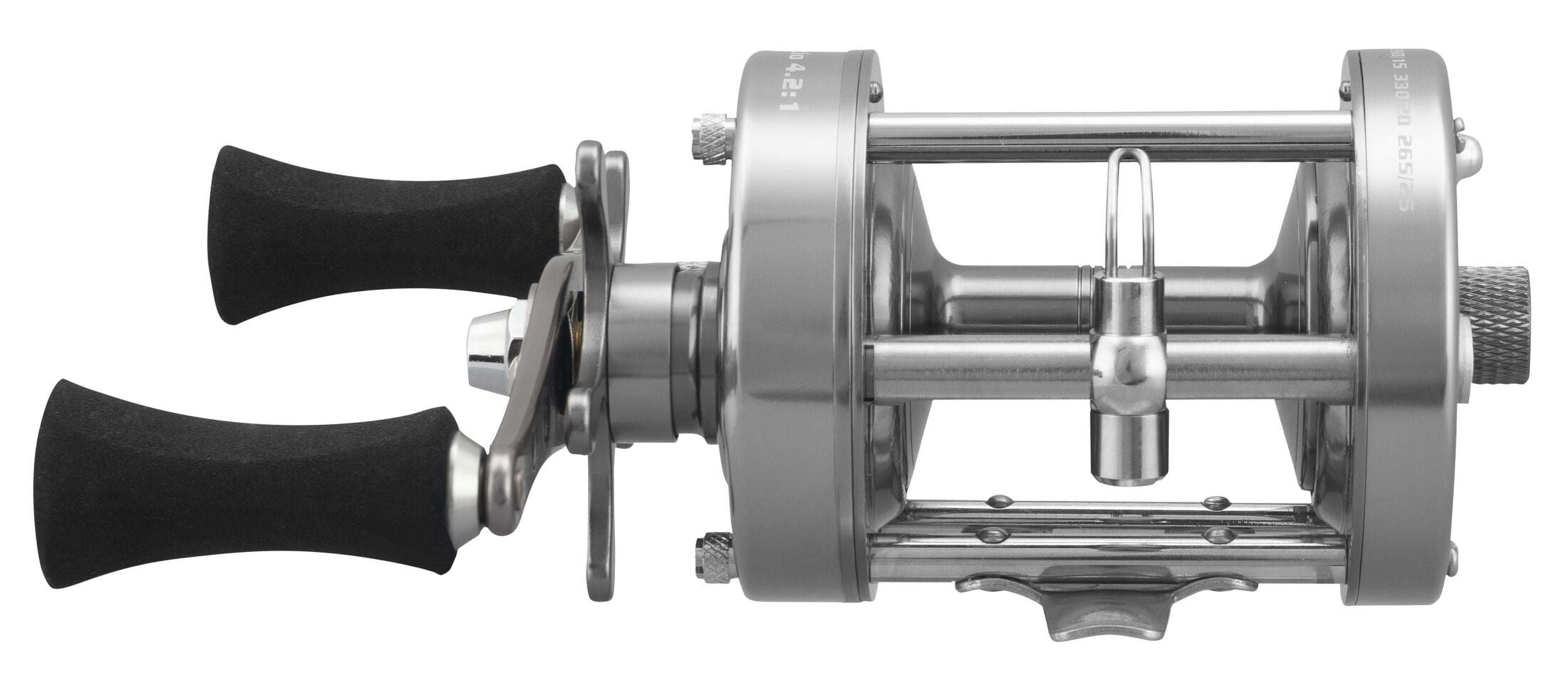 Lew's Laser XL Baitcast Fishing Reel, Size 60 Reel, Silver