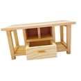 thumbnail image 4 of Milaget Table d'Appoint Miniature en Bois Réaliste Fait Main Table à Thé Mini Bureau Modèle pour 1/12, 4 of 9