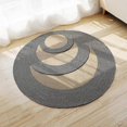 thumbnail image 2 of Round Jute Rug, Natural Jute Fiber, Hand-woven Alhambra Rug, 2 of 4