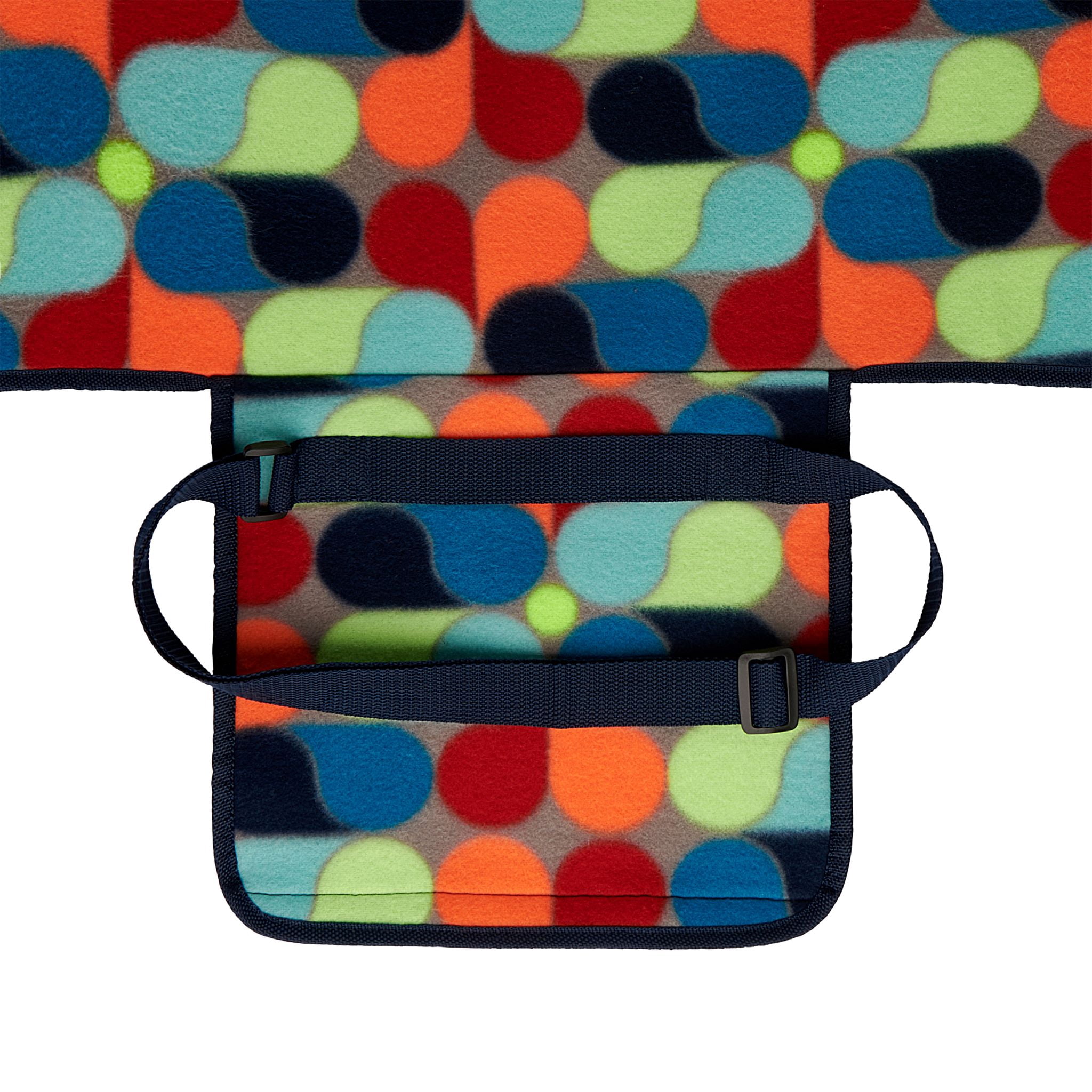 Ozark Trail Tent Rug / Blanket 60" x 70", Outdoor, Foldable, Adjustable Strap for Picnic Camping and Tent Floors