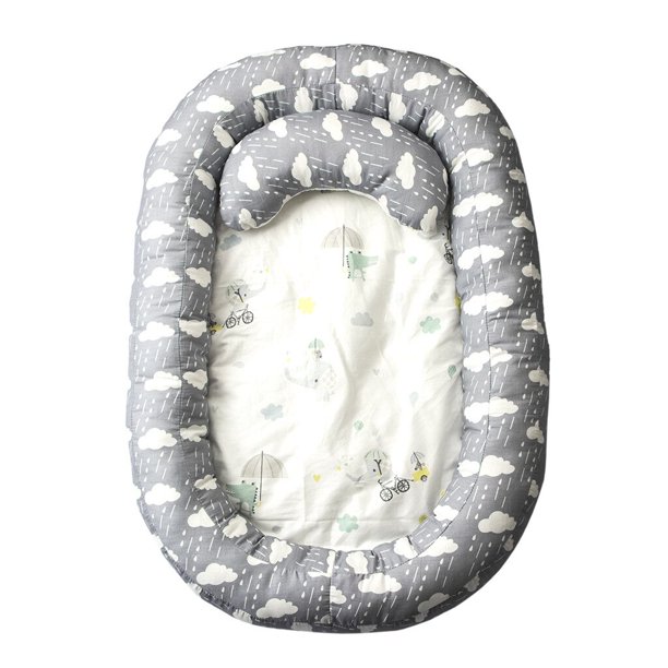 Cama nido portátil para bebé, cuna de viaje para dormir, cuna para recién nacido, Corralito, parachoques para cuna, accesorios infantiles Fivean unisex