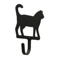 thumbnail image 1 of Village Wrought Iron WH-6-S Cat Wall Hook Small - Black, 1 of 2