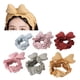 thumbnail image 5 of Diademas Para Mujer Higoodz Diadema Con Lazo Pliegue Estereoscópico De Ala Ancha Raíz De Loto Rosa, 5 of 8