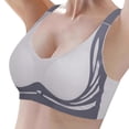 thumbnail image 4 of BILIKEYU Women No Underwire Comfort Super Gather Bra, Jelly Bra, Womens Bras, Push Up Bra, 4 of 5