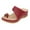 Red, variant on VerPetridure Sandals for Women Dressy Summer Retro Bohemian Style Hollow Wedge Sandals Women Flip-flops Sandals