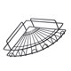thumbnail image 1 of Toystoory Organizador de esquina, estante de almacenamiento de baño de hierro, soporte de cocina Triangular montado en la pared para baño y cocina Juegos de accesorios de baño Negro Toystoory HA004466-02, 1 of 1