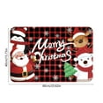 thumbnail image 3 of Rapeiae 23.6x15.7inches Christmas Decorative Carpet Diatom Mud Mat Bathroom Absorbent Mat Dirtresistants and Nonslip Bathroom Mat, 3 of 6