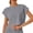 Grey, variant on HXWCHs Women's Everyday Casual Soft Comfortable Breathable Short Sleeve T-Shirt Lightweight Summer Tee top XXL Light Purple
