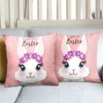 thumbnail image 2 of easter yard decorations Bedside Rabbit Pillowcase Holiday Home Sofa Peach Pillowcase Skin Easter Home Decor, 2 of 4