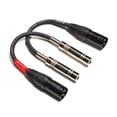 thumbnail image 4 of Cable adaptador Suanqi XLR macho a TRS hembra de 6,35 mm, 15 cm, paquete de 2, 4 of 6