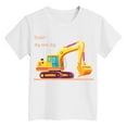 thumbnail image 4 of TTUHYWXI Car Shirts 2T 3T 4T Toddler Boy Clothes Truck Graphic Tees Little Kids Summer Short Sleeve Cotton Tops 2-8T (White, 3-4 Years), 4 of 4