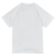 thumbnail image 6 of FORMRS Boys Rash Guard Short Sleeves Swim Shirt Quick Dry UPF 50+ Sun Protection, Sizes 3-12T, Beige Sunflowers, 6 of 6
