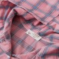 thumbnail image 4 of Women's T-Shirts Plaid Long Sleeve Shirt Cardigan Loose Thin T-Shirt Hoodie Cotton Material 1PC Top Size M-3XL Oversized Tshirts For Women, 4 of 7