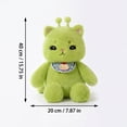 thumbnail image 3 of 15.7 Inch Black Stuffed Cat Plush with Crocheted Bib Soft Plush Material Cute Stuffed Animal Kitty Stuffed Animal Toys for Children 1 Pack, 3 of 8