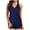 Navy, variant on Bibifish Womens Swimsuit Two Piece Tankini Camisole Thickened Adjustable Drawstring Swimsuit With Boyshorts Conservative Beach Bathing Suits
