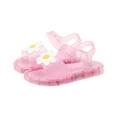 thumbnail image 2 of Girls LED Light up Shoes Flower Jelly Toddler Sandals Little Kids Summer Beach Luminous Dress Water Shoes, 2 of 7