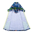 thumbnail image 3 of LRen Boys Geo Print Waterproof Hooded Jacket Compass Detail, Detachable Hood Zip Up Coat for Kids Ages 1-10, Outdoor Hiking School, 3 of 7