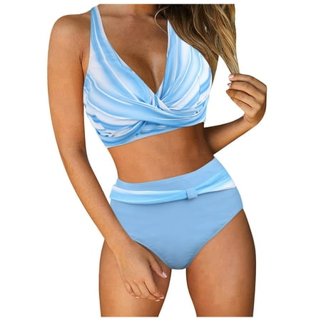 Aayomet Micro Bikini Extreme G String Thong Bikini Sexy Mini Bathing Suit for Women (Light Blue  XL)