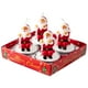 thumbnail image 4 of Nochebuena, Velas decorativas de muñeco de nieve navideño, Decoración familiar, Decoración de escritorio, Velas pequeñas, 4 of 6
