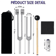 thumbnail image 3 of 528 HZ Tuning Forks for Healing Chakra Set OM136.1 Hz for Repair Sound Healing Instruments with Tuning Fork Holder B, 3 of 5