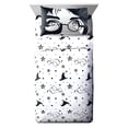 thumbnail image 6 of Harry Potter Always Black & White Microfiber Bed Sheet Set, 6 of 9