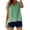 Green, variant on Women's Cotton Linen Embroidered V-Neck Vest, Sleeveless Pleated Casual Top for Summer Everyday Wear, Vacation Outfits, Lightweight and Stylish for Warm Weather and Casual Occasions Beige L