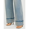 thumbnail image 4 of Jessica Simpson Women's and Women's Plus Freesia Wide Leg Jeans, 30", 32", and 34" Inseams, Sizes 2-24W, 4 of 6